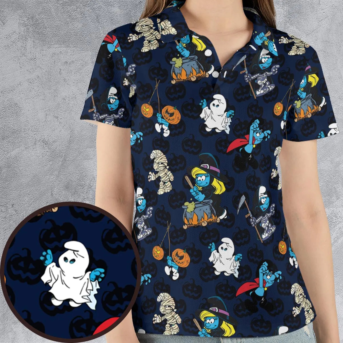 AOP Men/Women Polo Shirt - PZTBGBTR