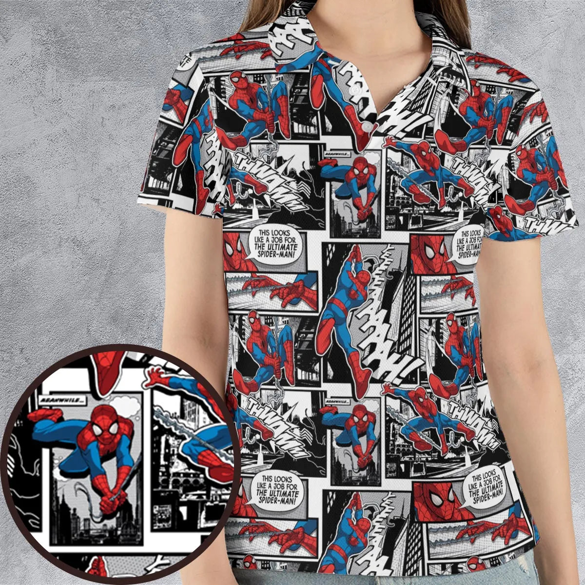 AOP Men/Women Polo Shirt - QUEL8R4R
