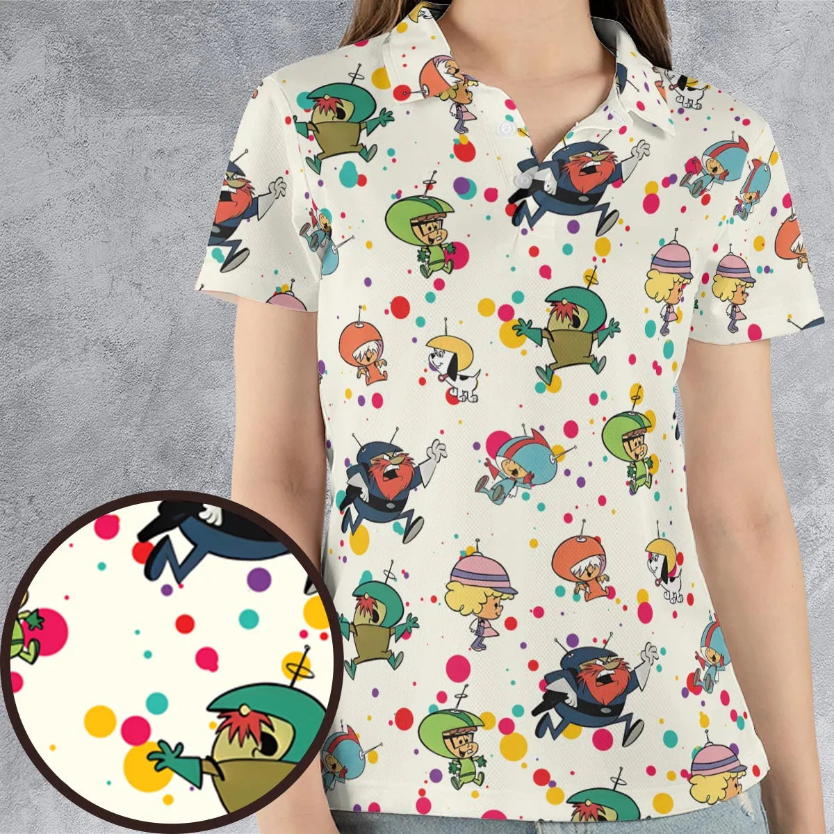 AOP Men/Women Polo Shirt - CYB9FHJY