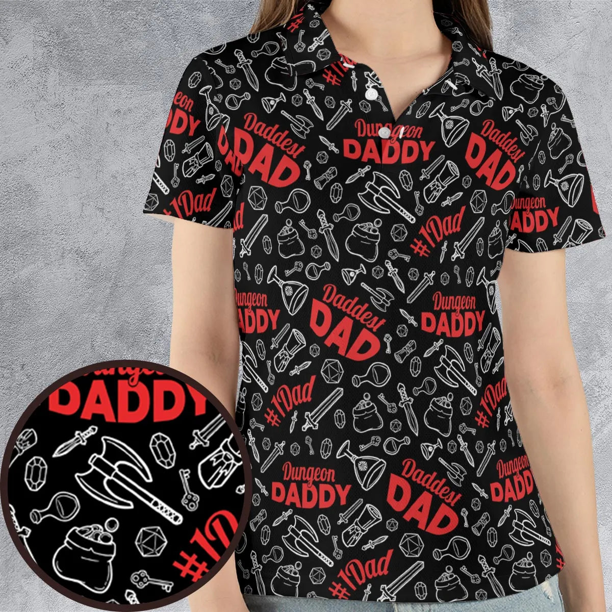 AOP Men/Women Polo Shirt - 8DWGP146