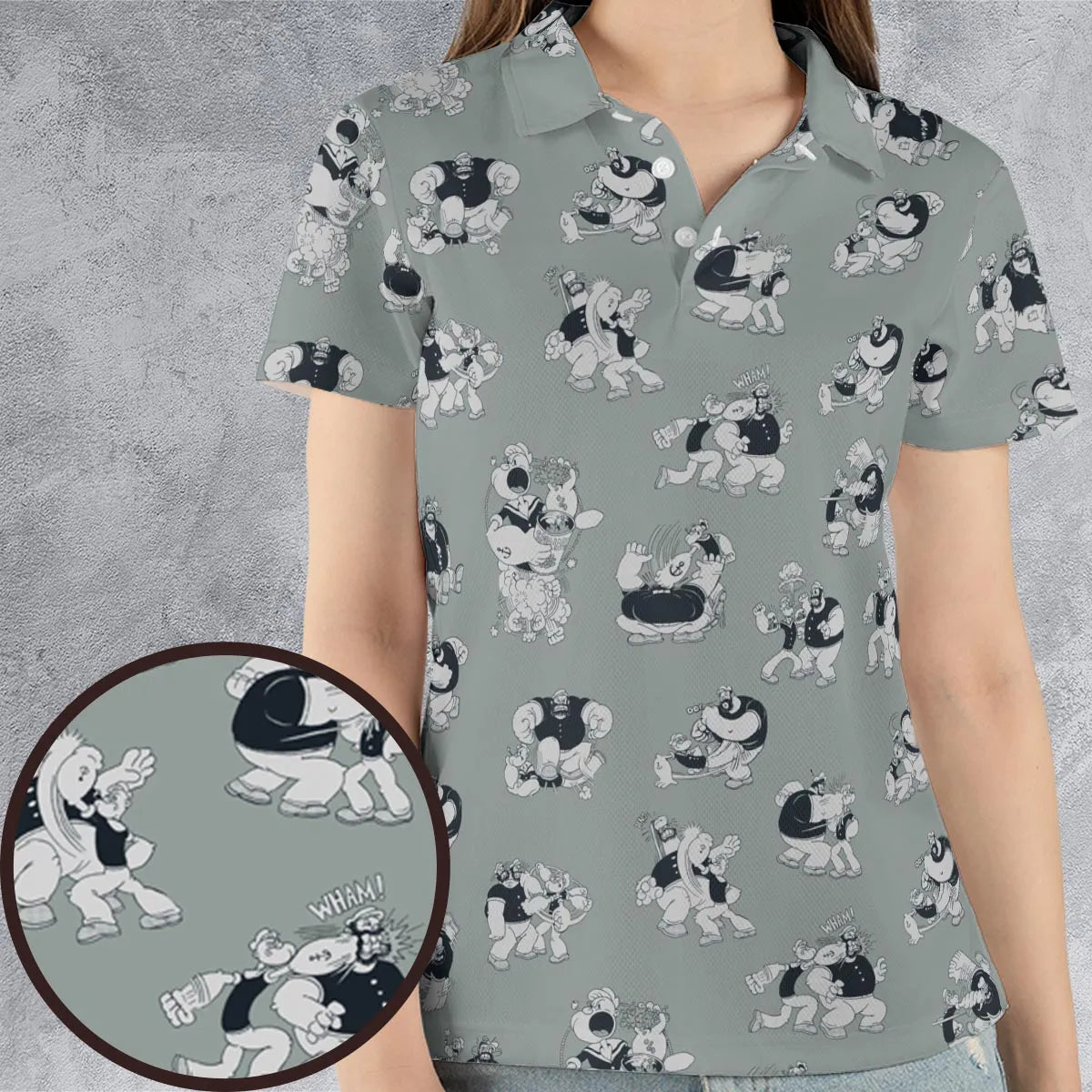 AOP Men/Women Polo Shirt - CWF65KHT