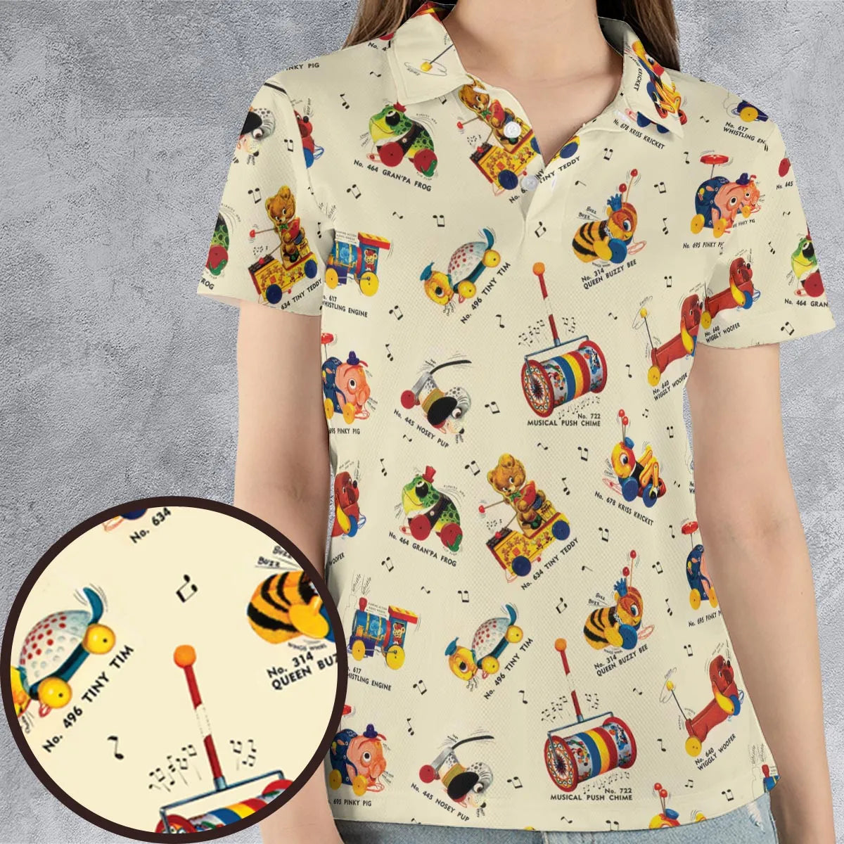 AOP Men/Women Polo Shirt - 67Q3J66G