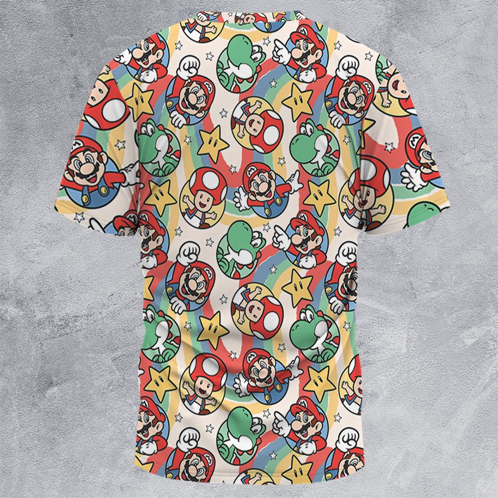 Mario seamless pattern -  - 4