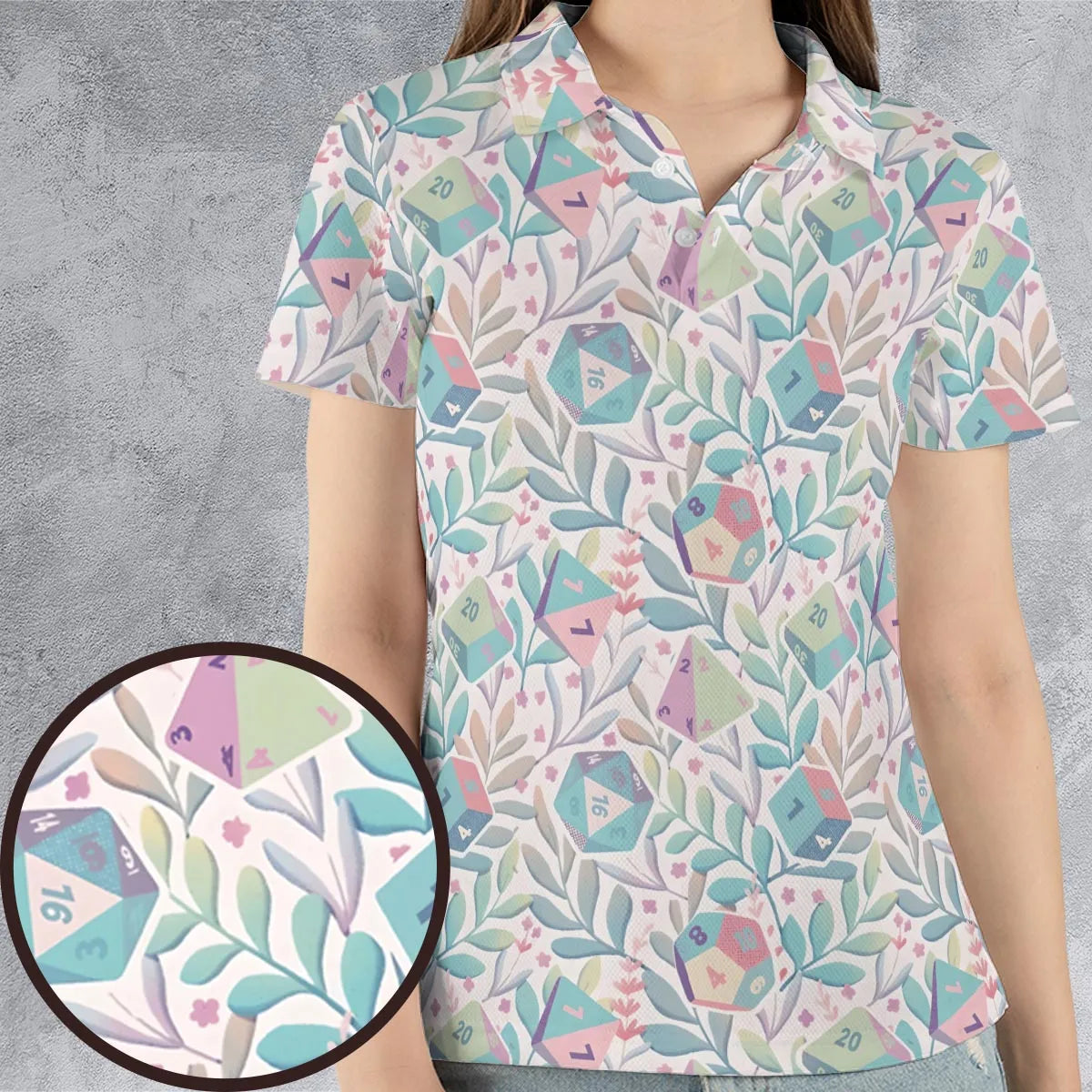 AOP Men/Women Polo Shirt - PHQDY2WK