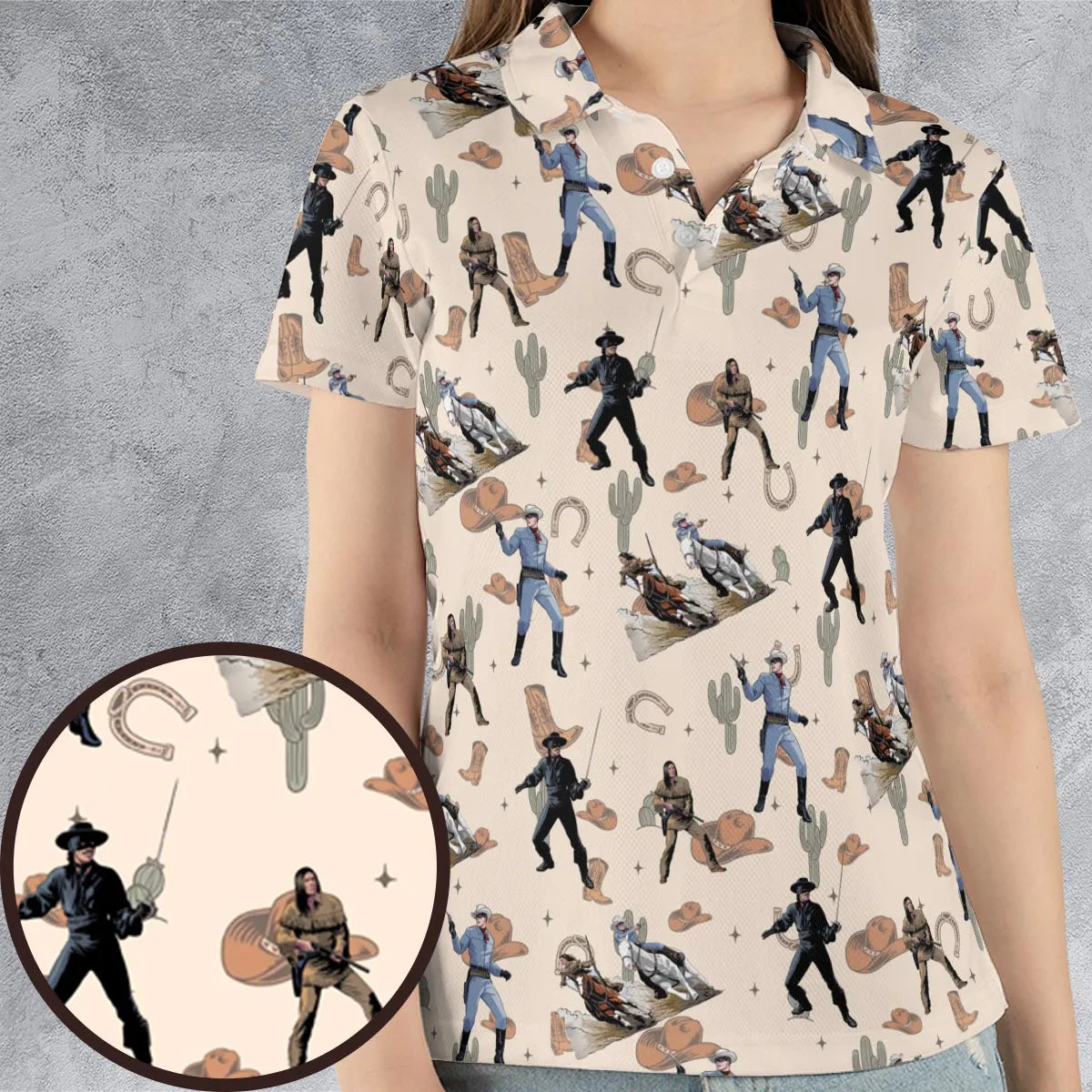 AOP Men/Women Polo Shirt - G5DG7ZTE