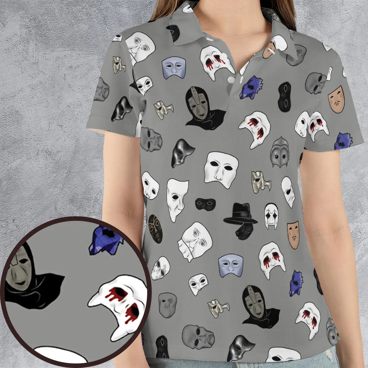 AOP Men/Women Polo Shirt - ZSMJSR4M