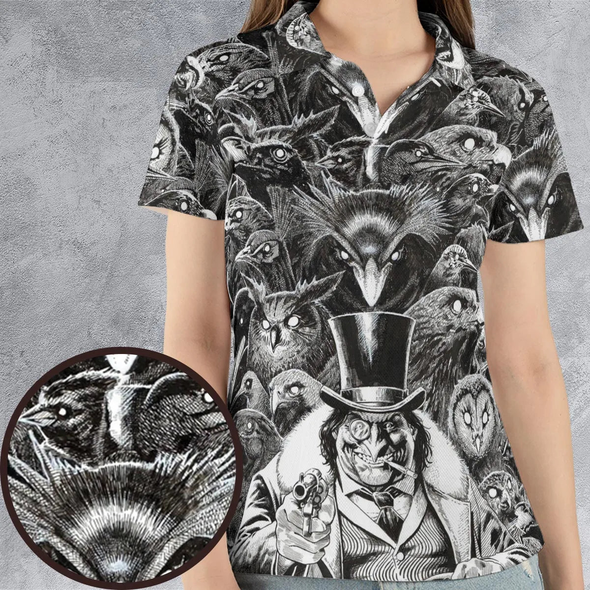 AOP Men/Women Polo Shirt - FYUPK34G