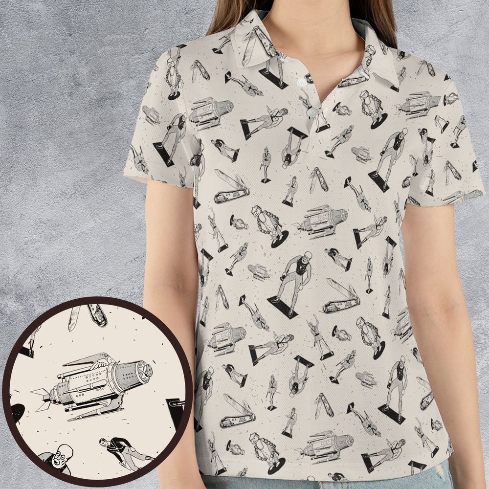 AOP Men/Women Polo Shirt - GV856LU7 -  - 4