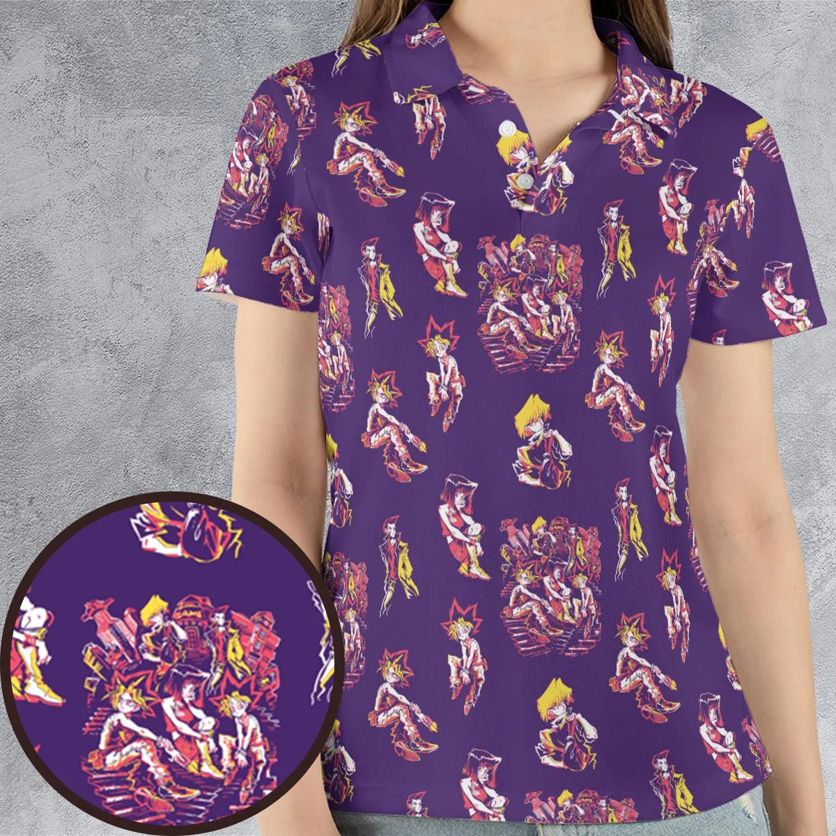 AOP Men/Women Polo Shirt - EBHPQUB8