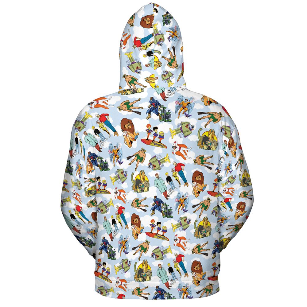 All-over Print Hoodie - 2ZV4P1UT -  - 4
