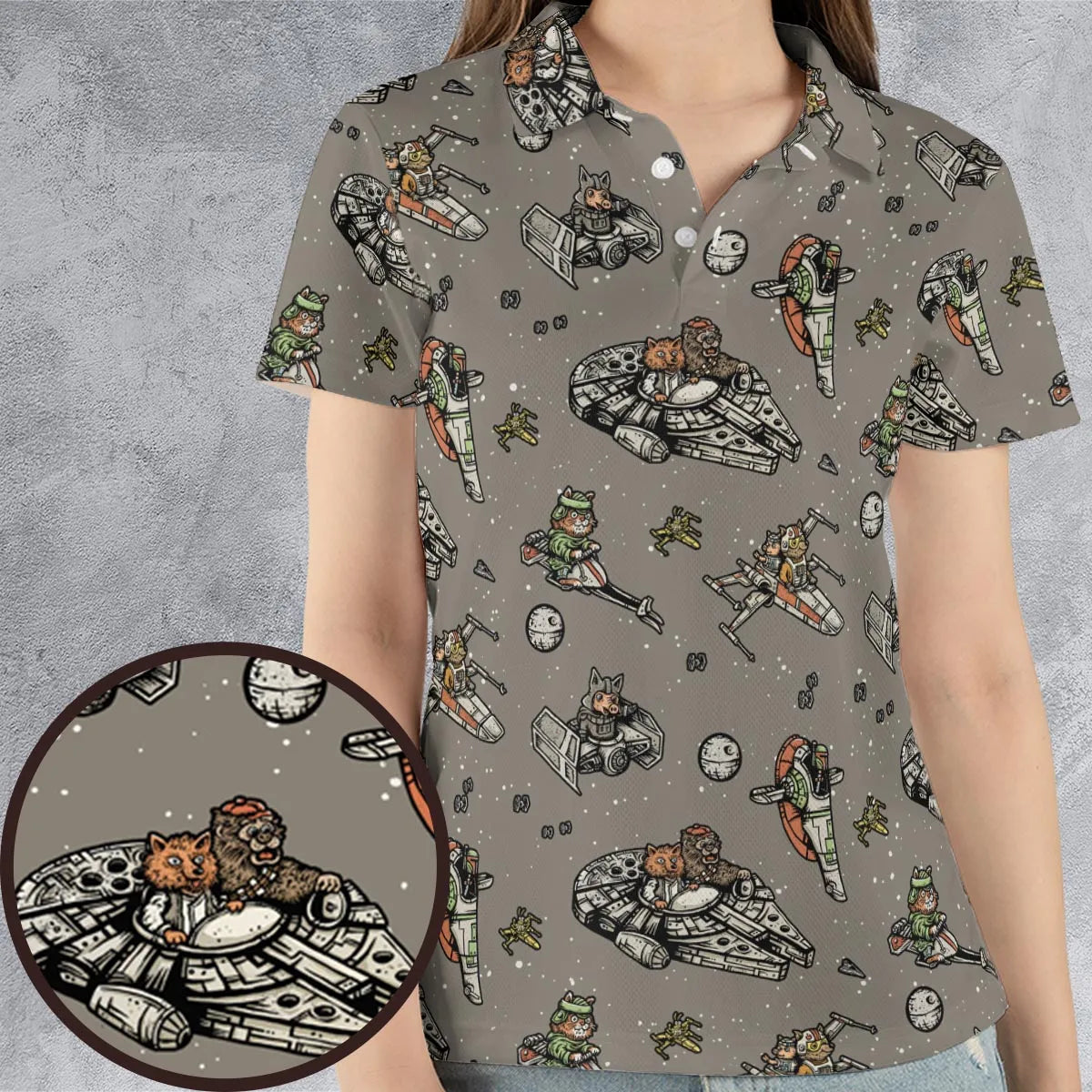 AOP Men/Women Polo Shirt - VZSE8CMS
