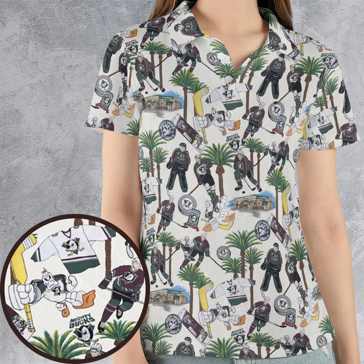 AOP Men/Women Polo Shirt - BKNLLJY4