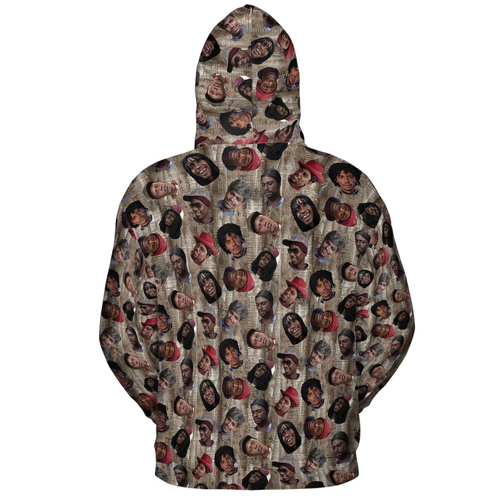 All-over Print Hoodie - 9HDRKA31 -  - 4