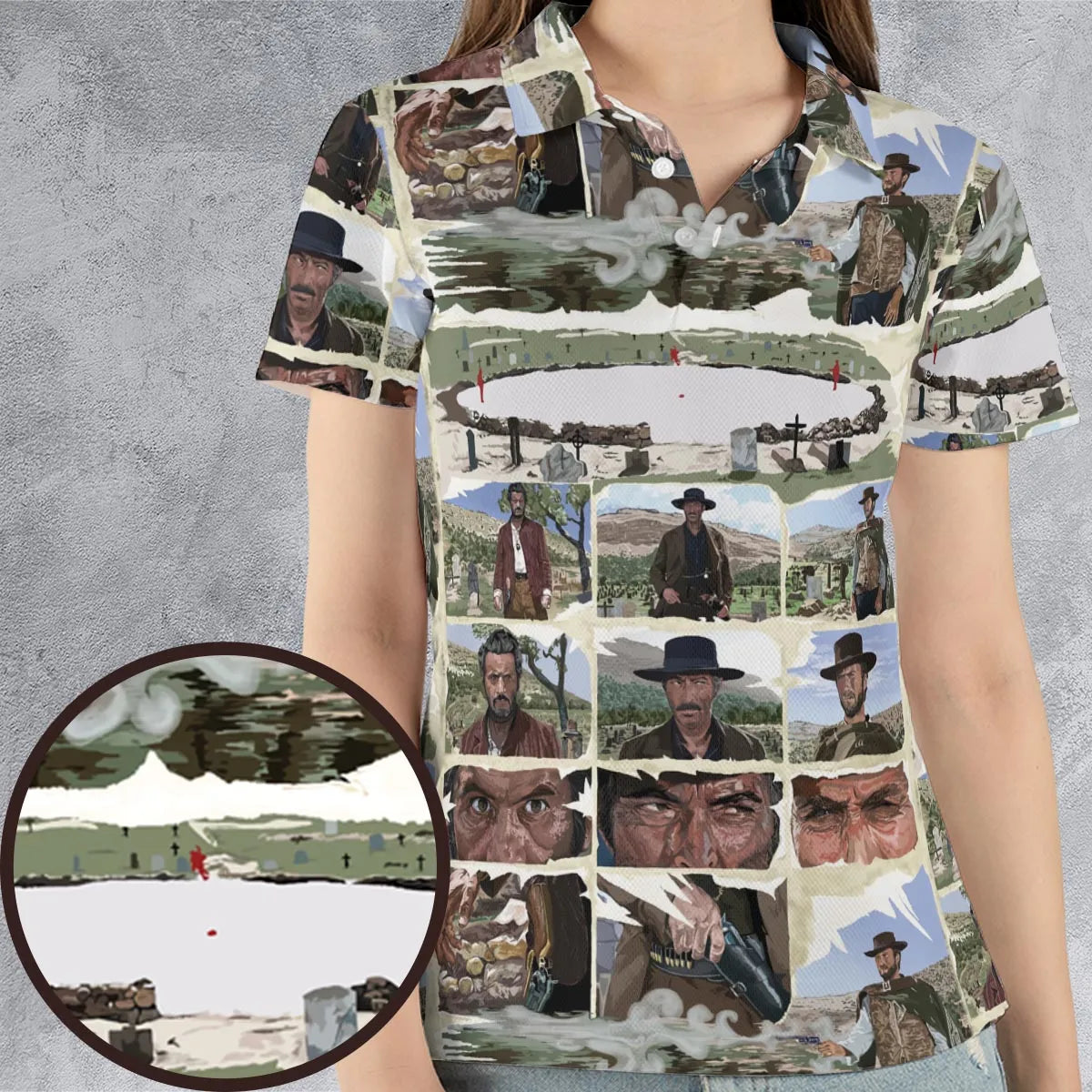 AOP Men/Women Polo Shirt - 4MGK79VP