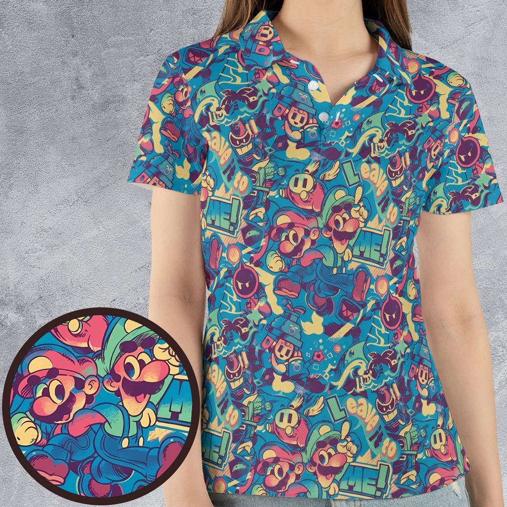 AOP Men/Women Polo Shirt - D9G4JUBA -  - 4