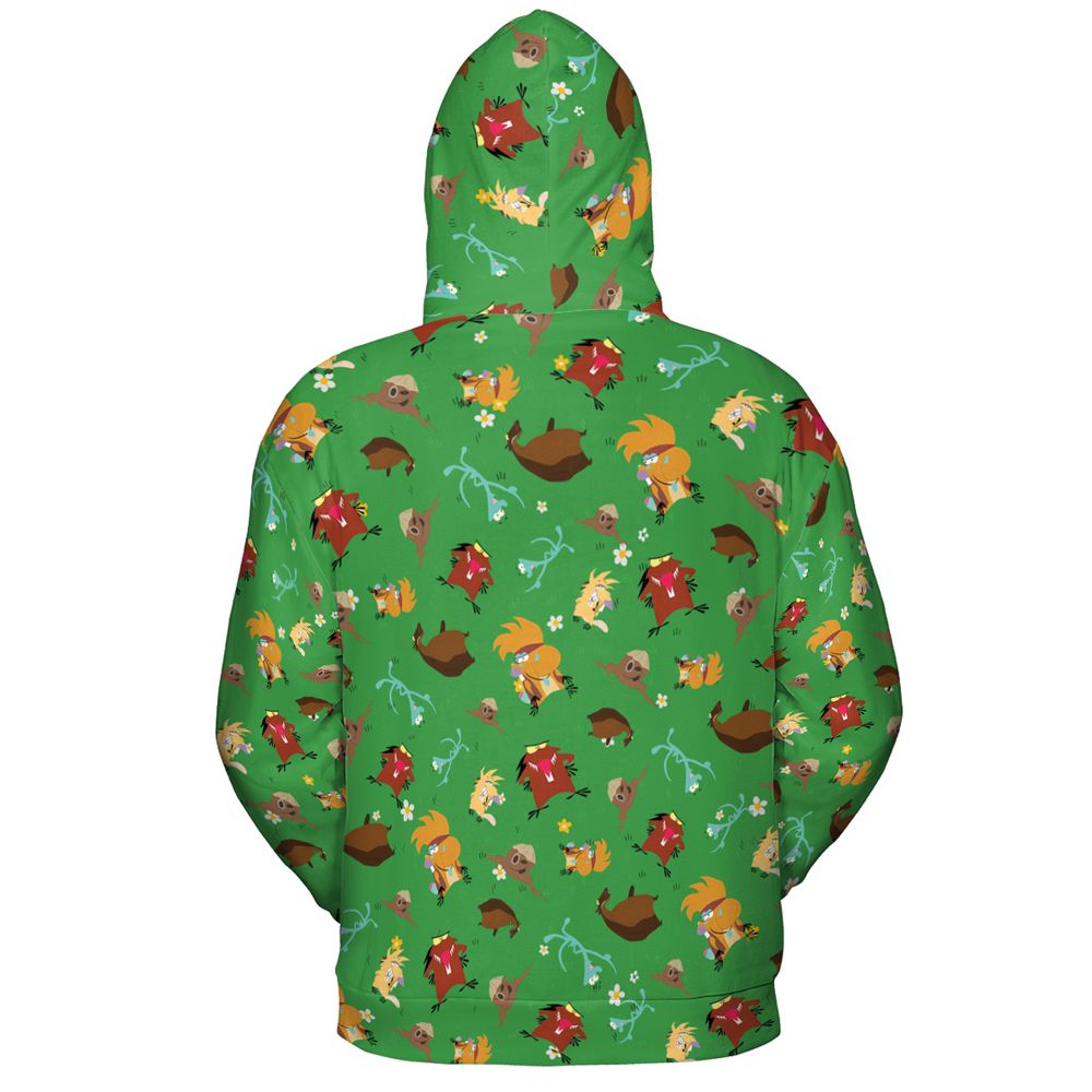 All-over Print Hoodie - 7MB9GR8H -  - 4