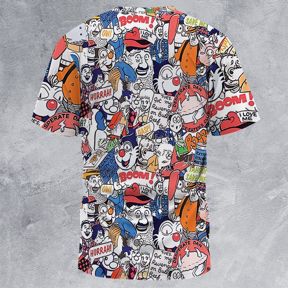 All-Over Print Unisex T-Shirt - 1DP1SHW2 -  - 4