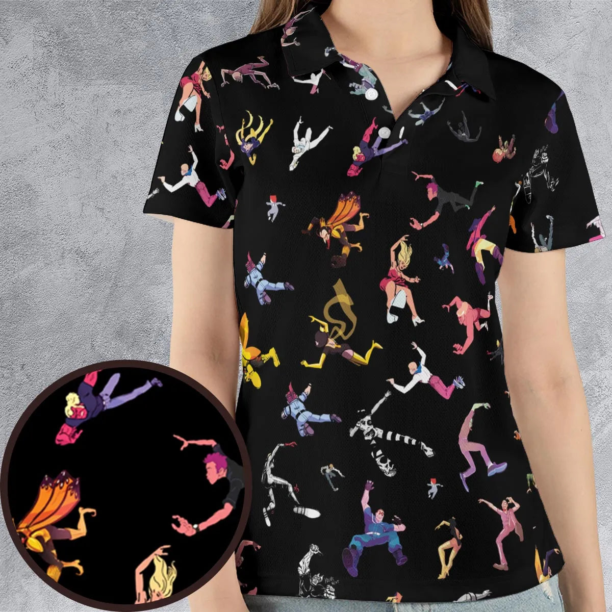 AOP Men/Women Polo Shirt - GB2KBZPL