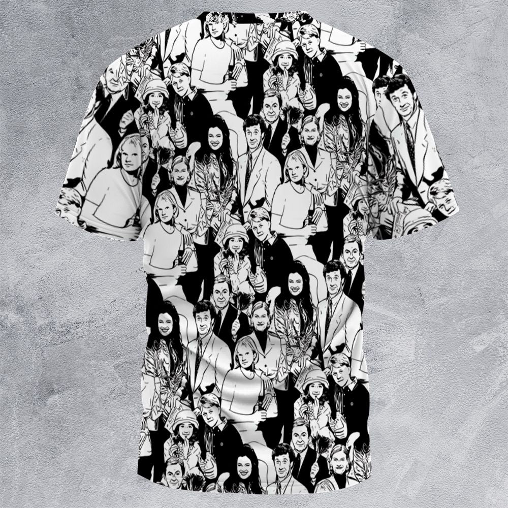 All-Over Print Unisex T-Shirt - JCCSGRYF -  - 4