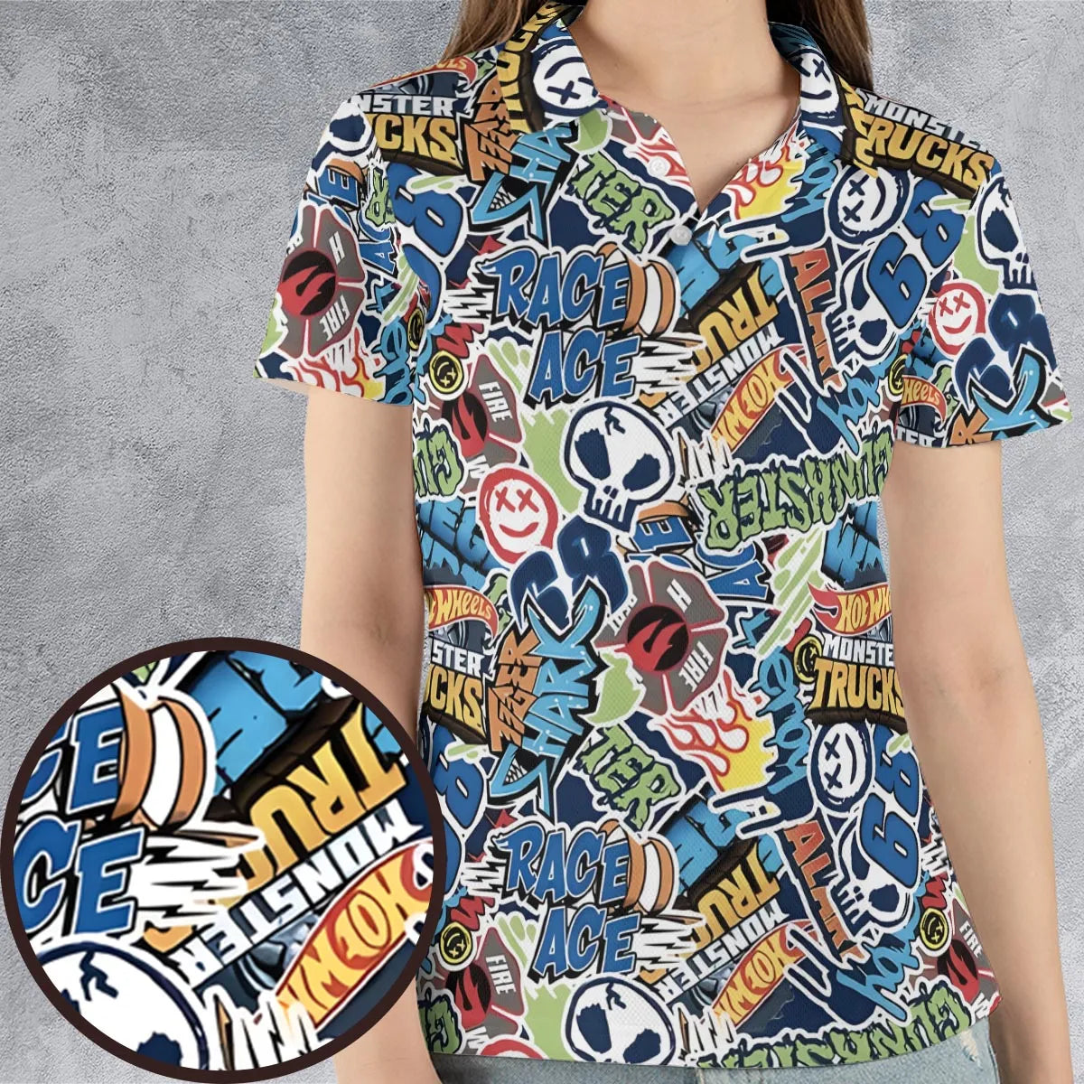AOP Men/Women Polo Shirt - BETQ59V1