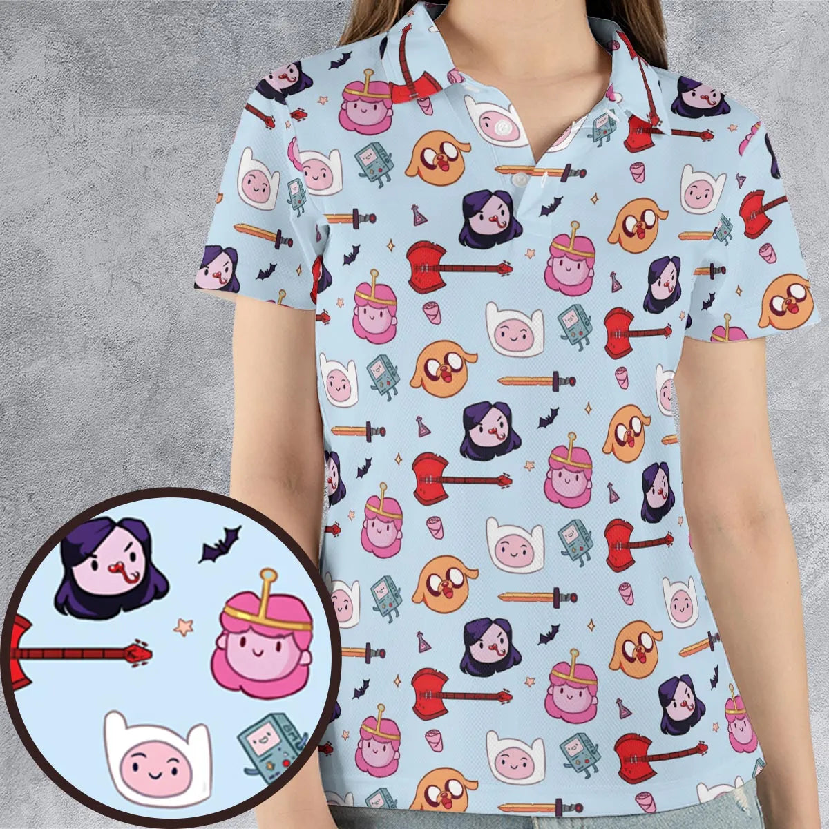 AOP Men/Women Polo Shirt - LNUHVTQ8