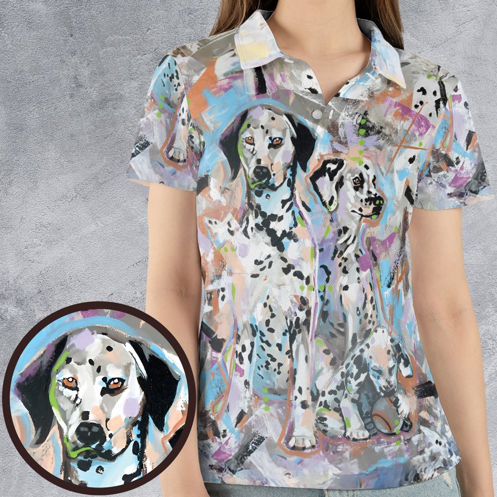 AOP Men/Women Polo Shirt - DRESQZC1 -  - 4