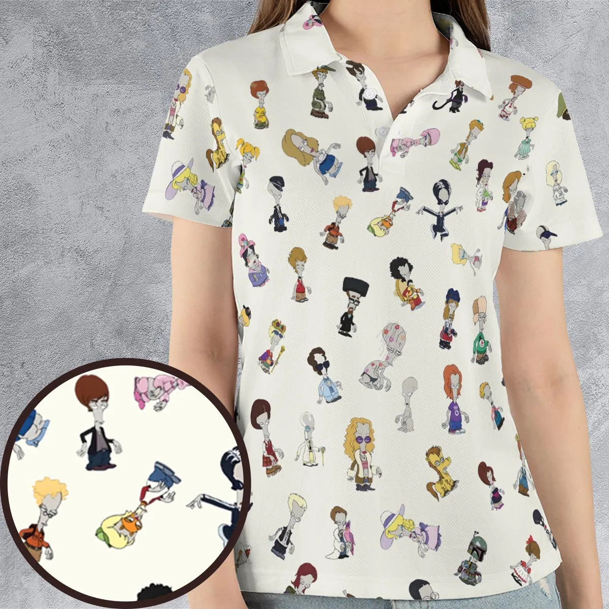 AOP Men/Women Polo Shirt - 8QPV8DBX
