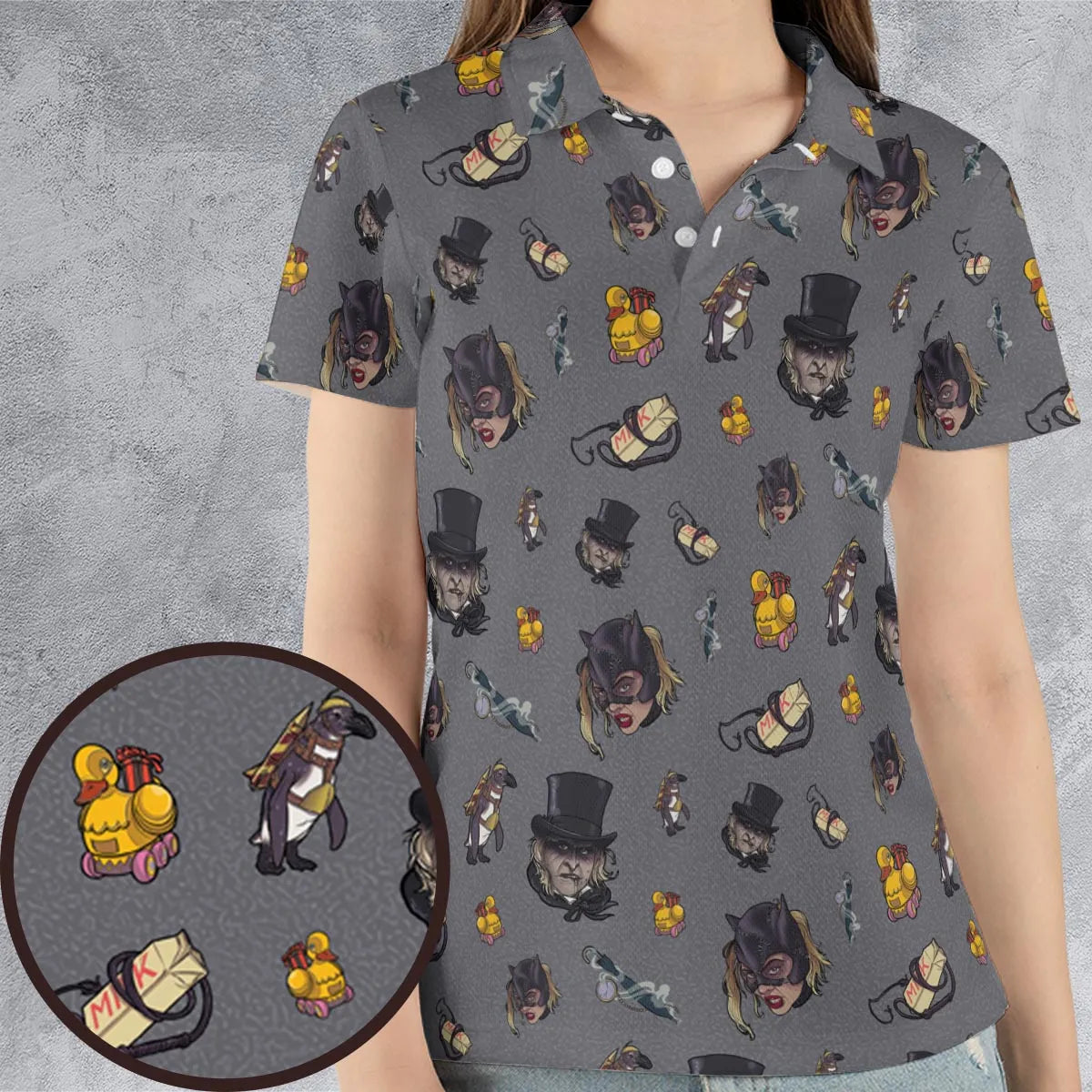 AOP Men/Women Polo Shirt - P3YKTTQY