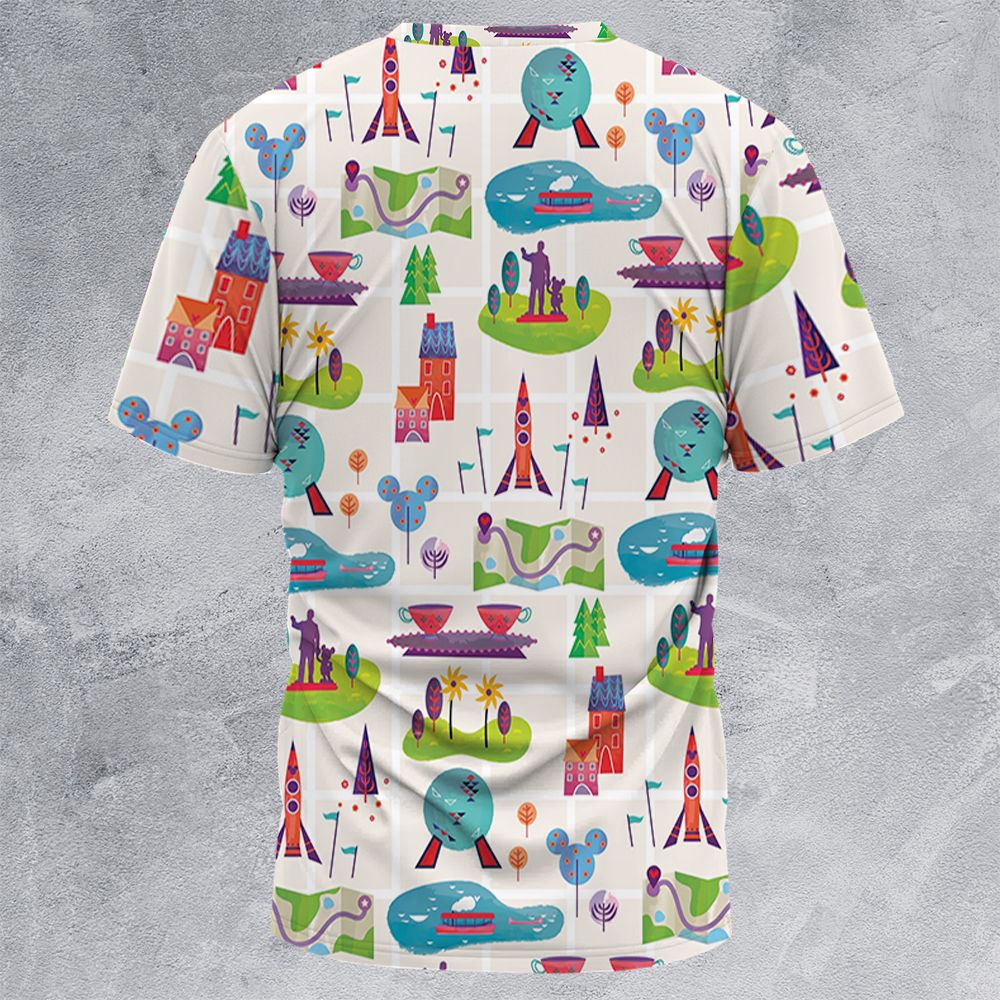 All-Over Print Unisex T-Shirt - E91LA3XM -  - 4