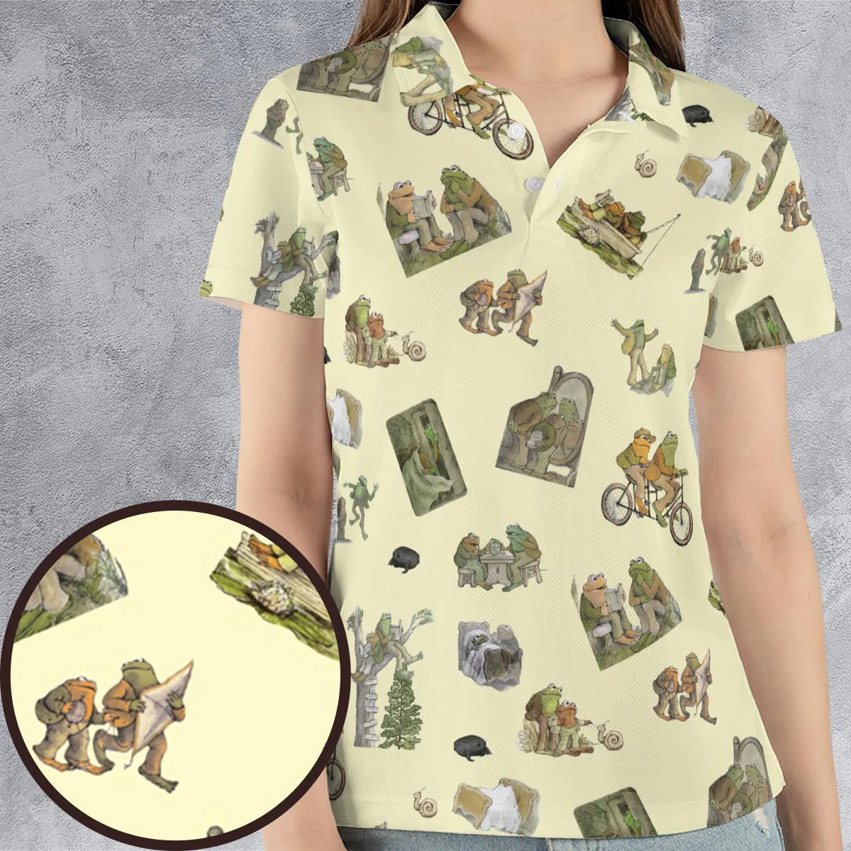 AOP Men/Women Polo Shirt - D91XHTBL