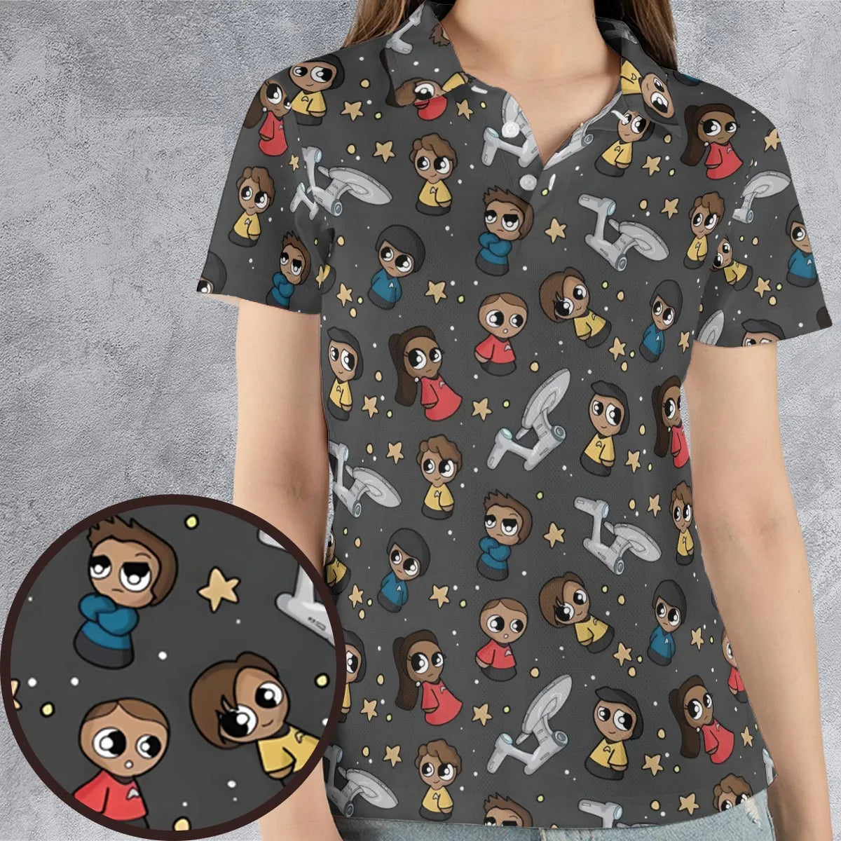 AOP Men/Women Polo Shirt - T49MXCU5
