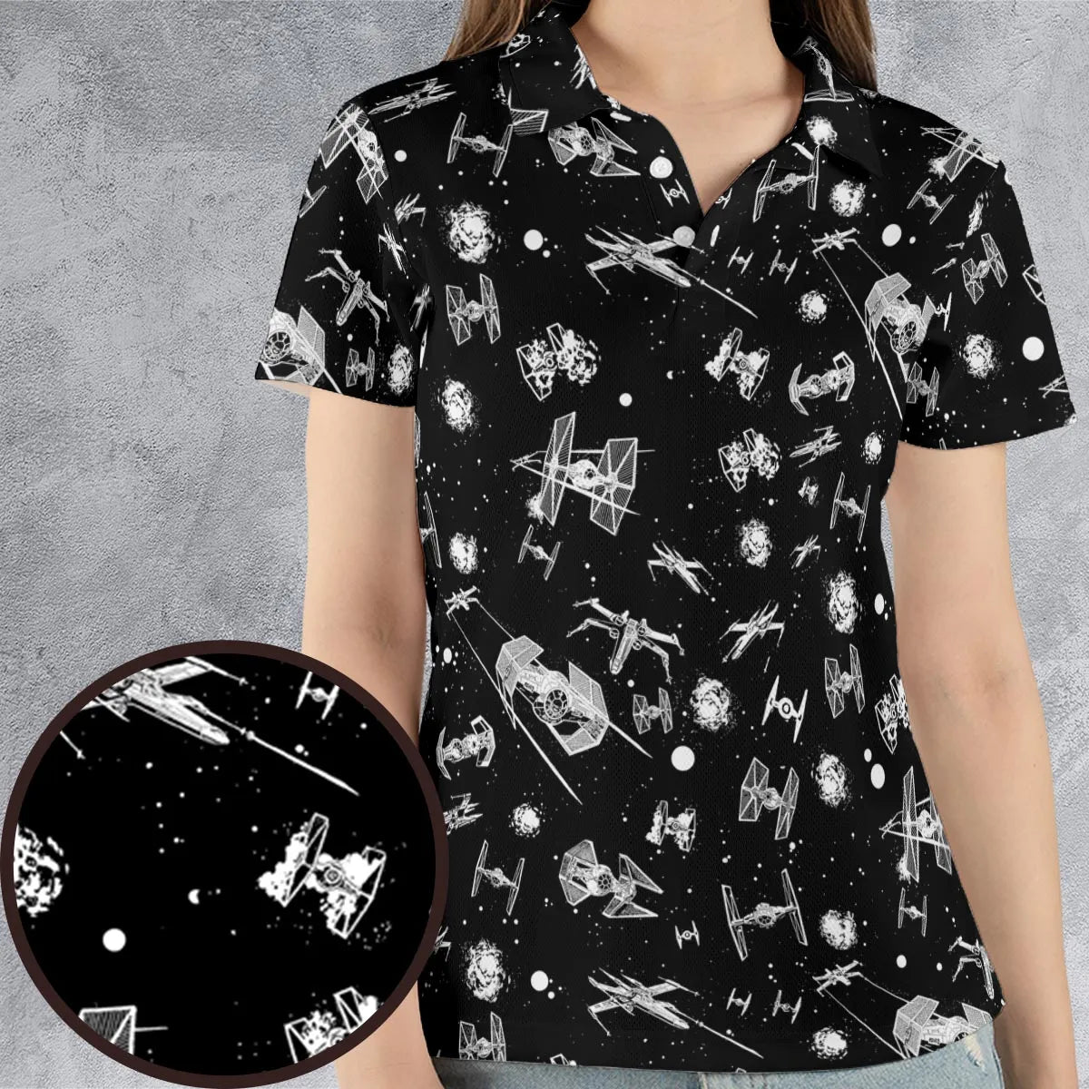 AOP Men/Women Polo Shirt - 5768SBPD