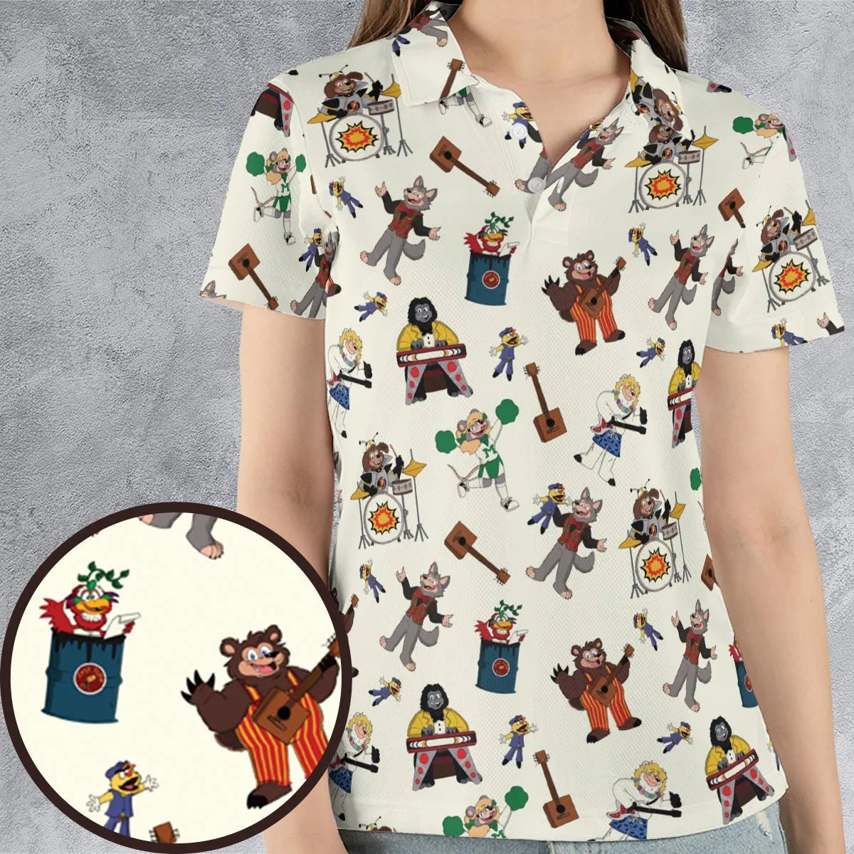 AOP Men/Women Polo Shirt - SJRXW6UH