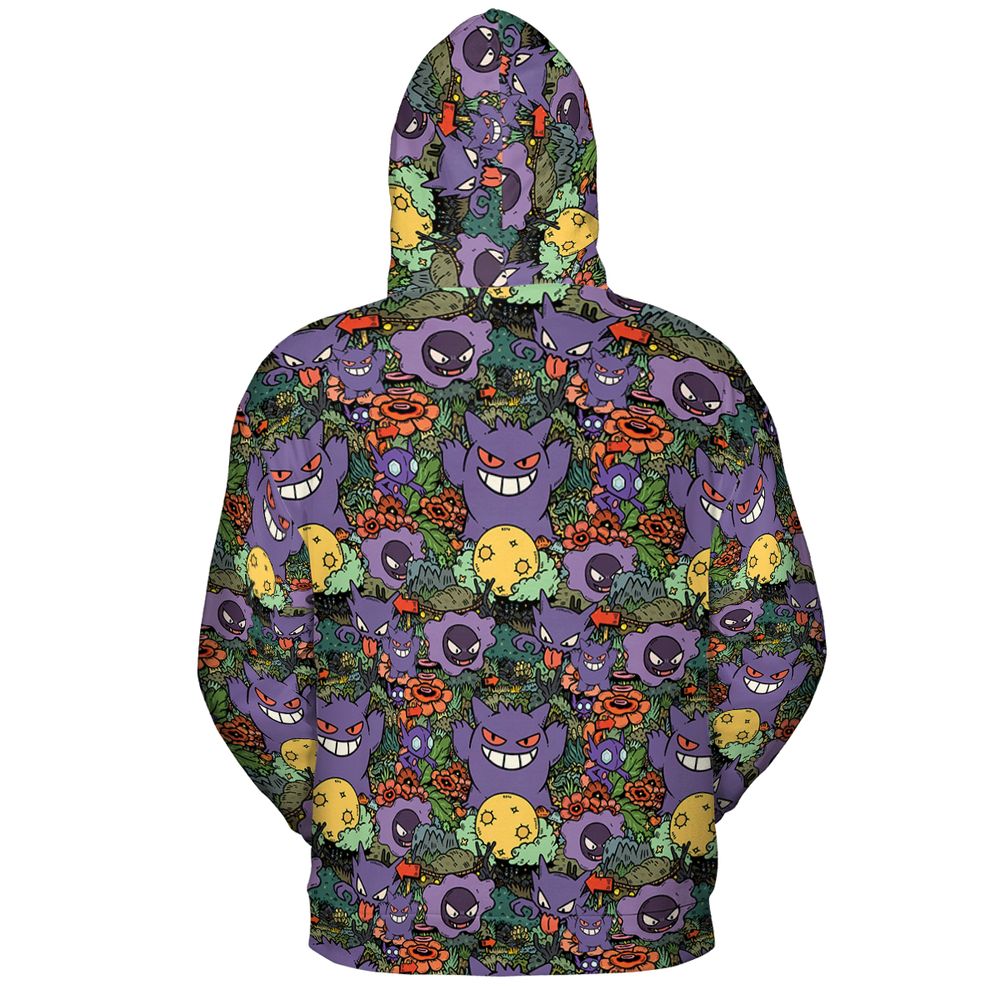 All-over Print Hoodie - VHDS6CSR -  - 4
