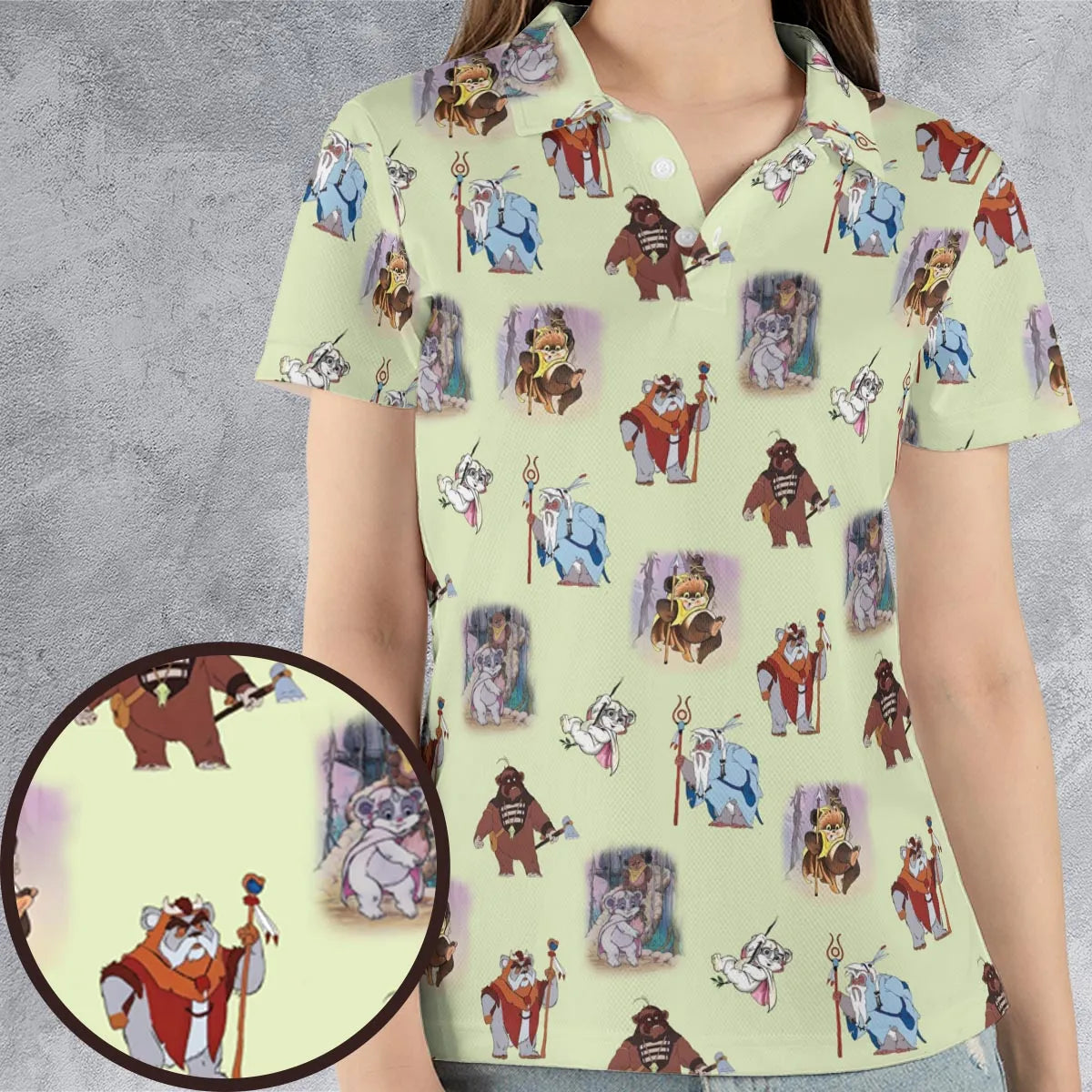 AOP Men/Women Polo Shirt - 16QR94W1