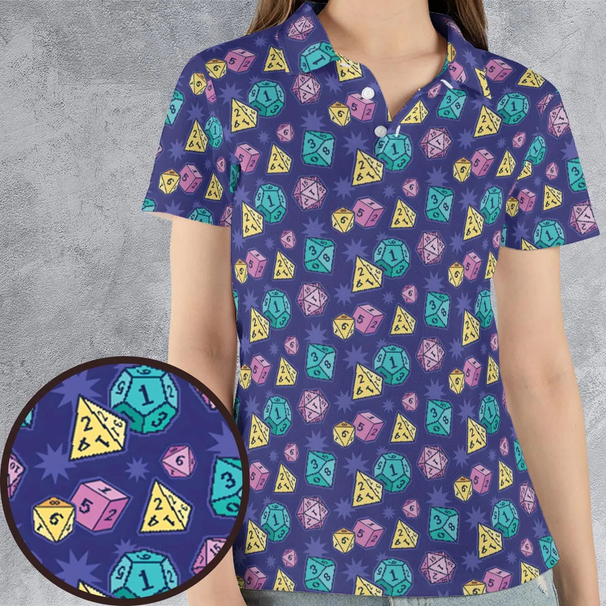 AOP Men/Women Polo Shirt - 2T719JBG