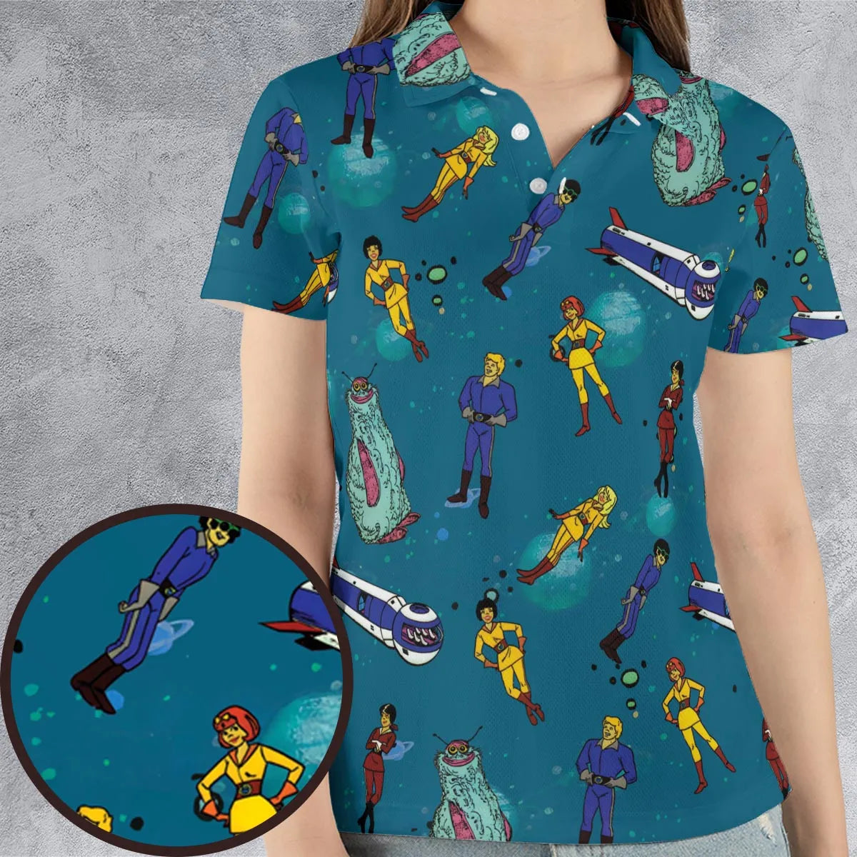 AOP Men/Women Polo Shirt - JVZAHBB6