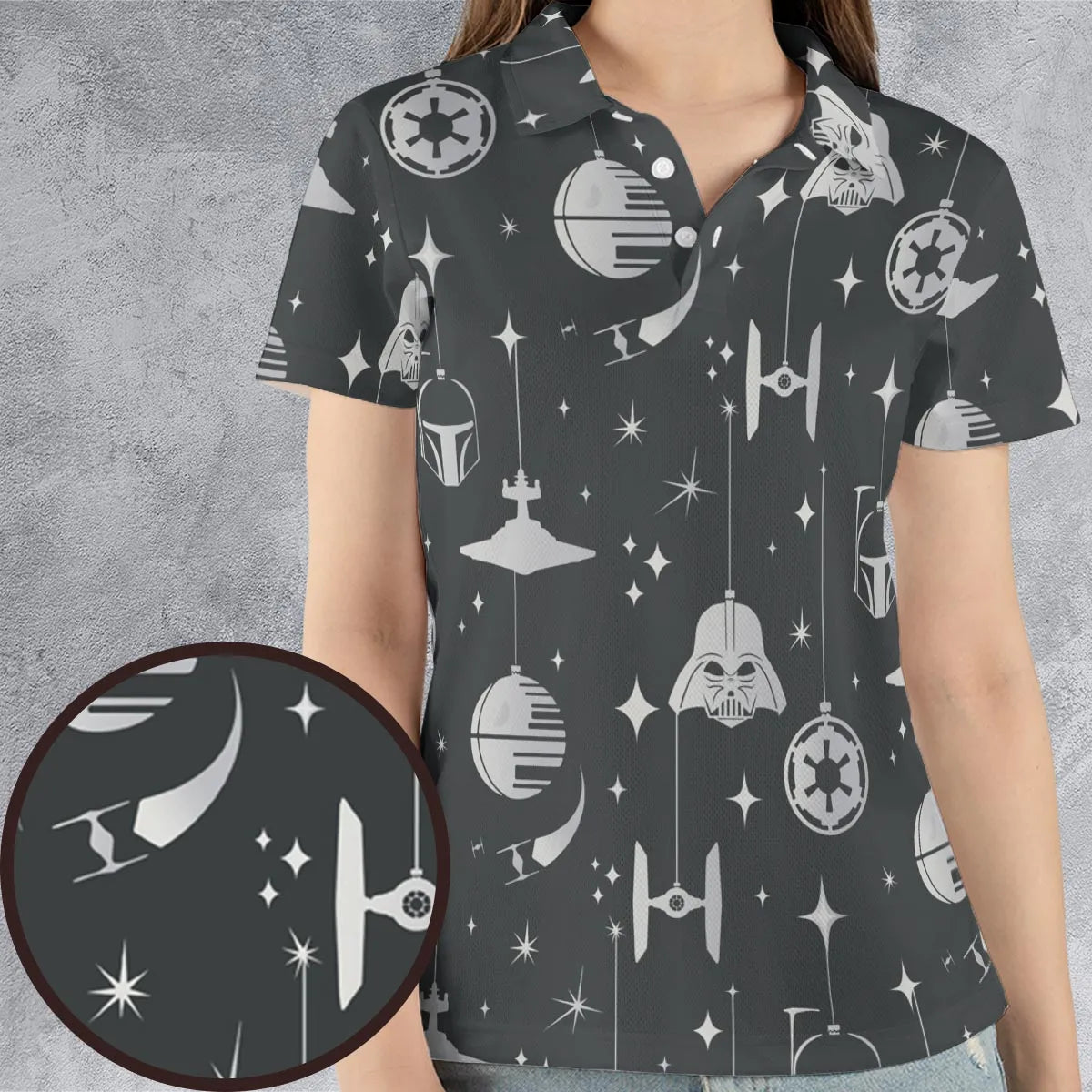 AOP Men/Women Polo Shirt - HQ5RCYVL