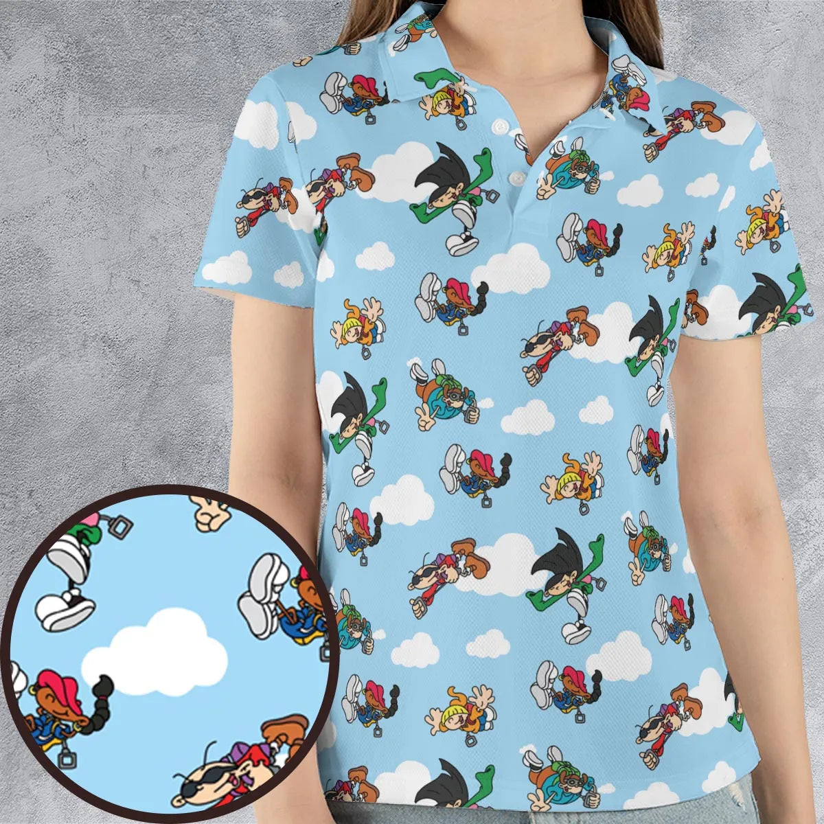 AOP Men/Women Polo Shirt - KVFVZWZ8