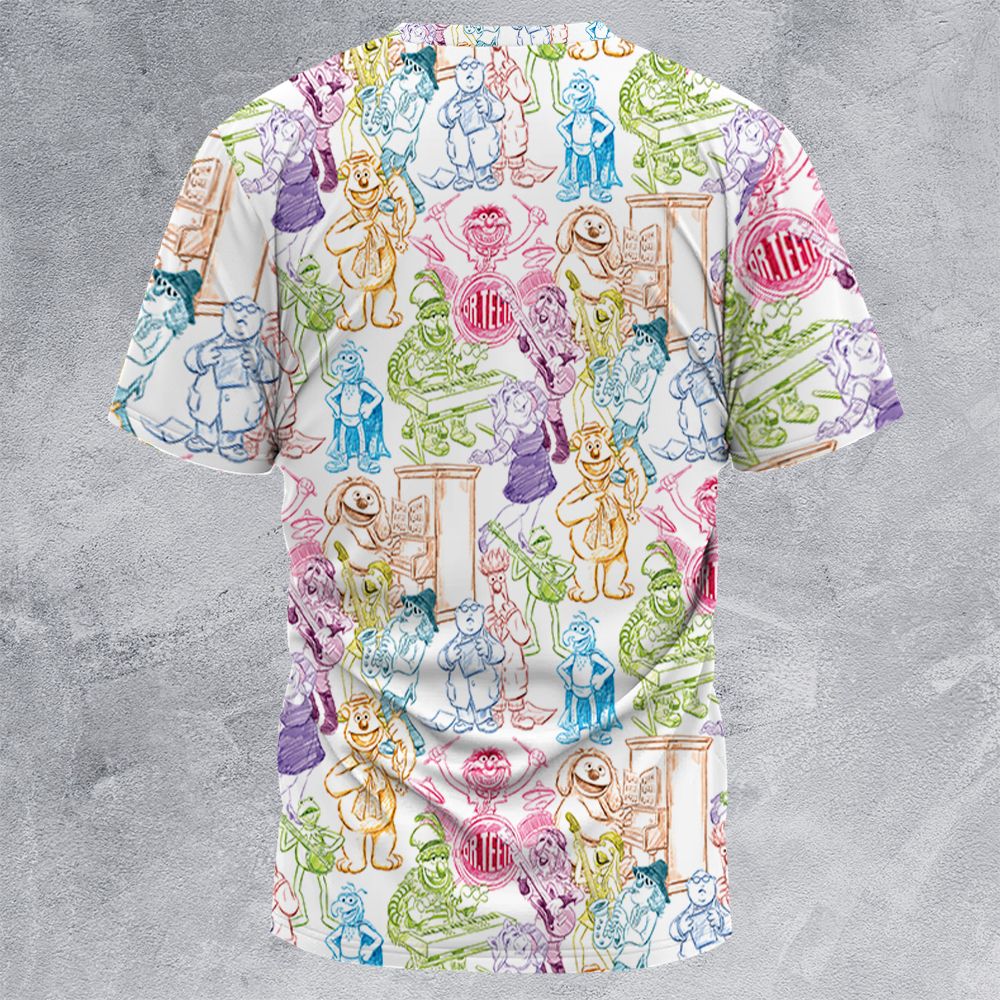 All-Over Print Unisex T-Shirt - ZKGY986E -  - 4