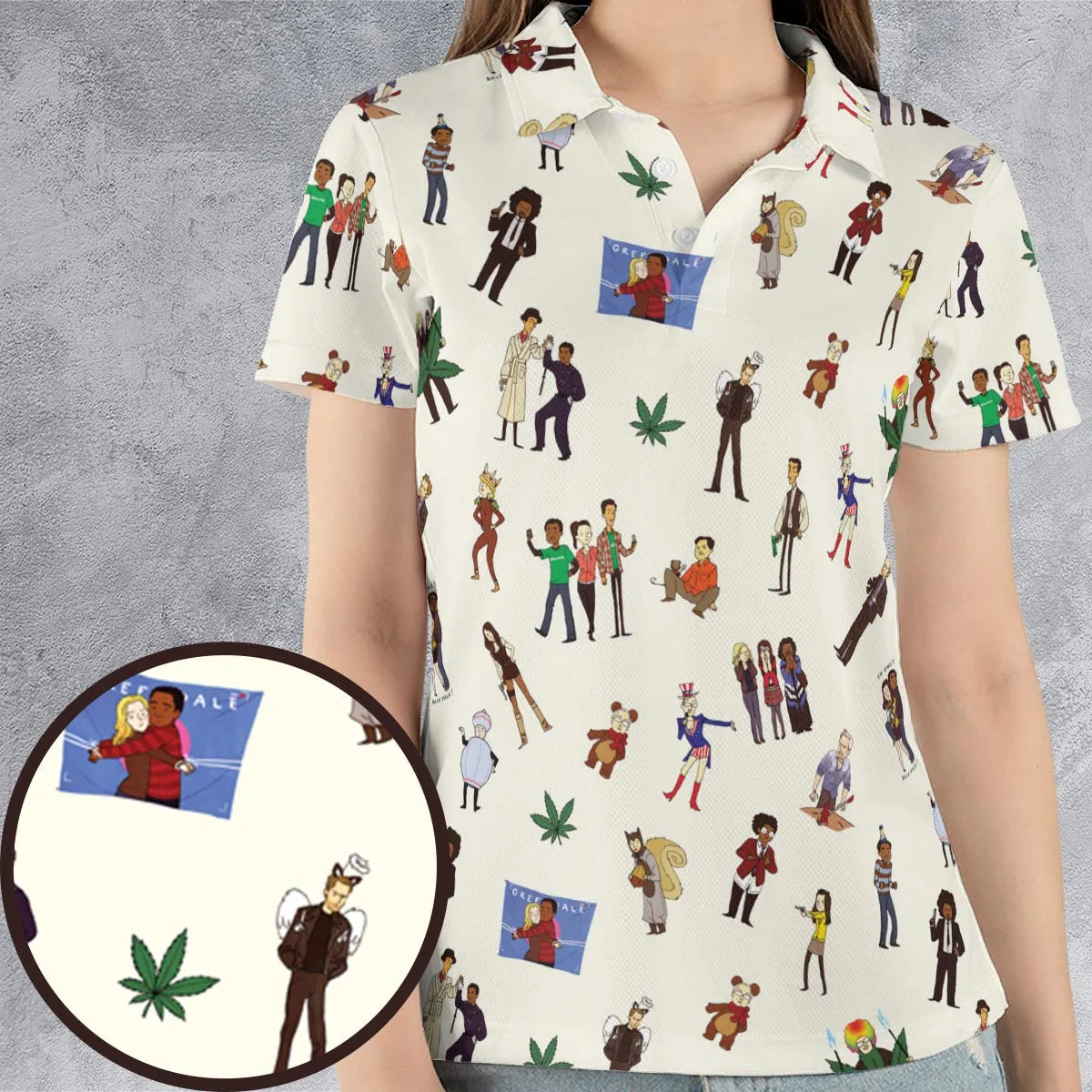 AOP Men/Women Polo Shirt - G8MCQDY6