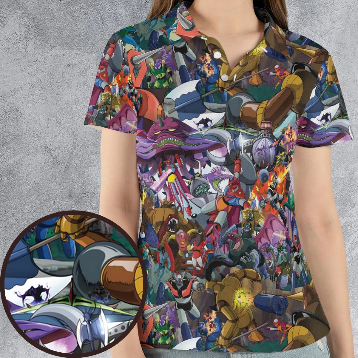 AOP Men/Women Polo Shirt - UJMTYZM9