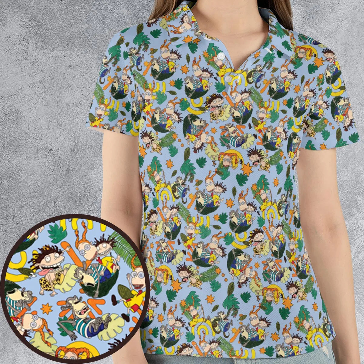 AOP Men/Women Polo Shirt - A1G6CUAU