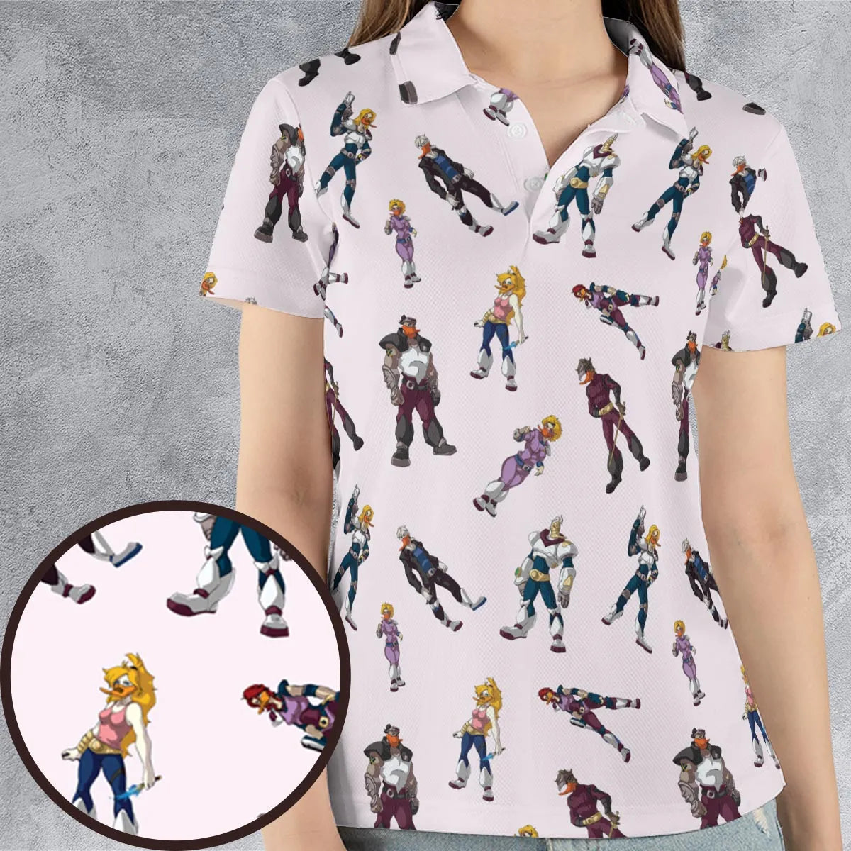 AOP Men/Women Polo Shirt - 7N4AVK9P