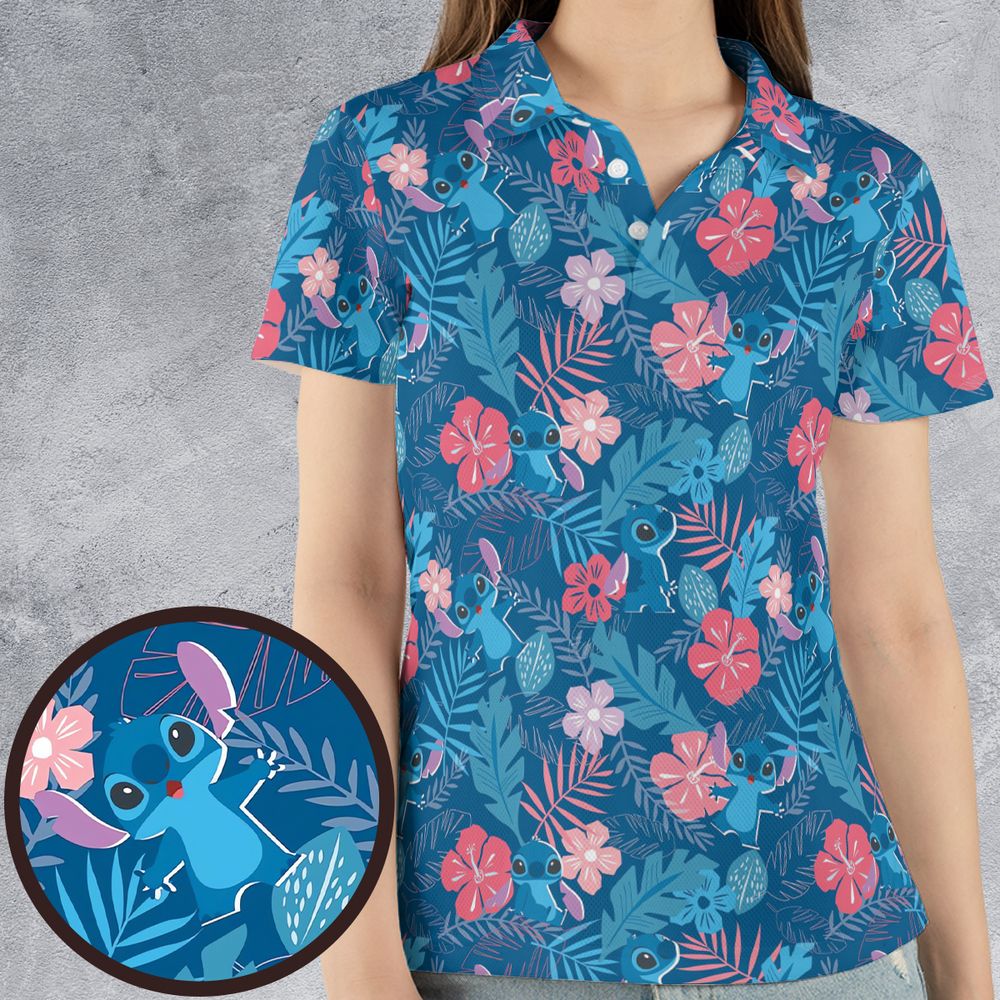 AOP Men/Women Polo Shirt - T39K3MTJ -  - 4