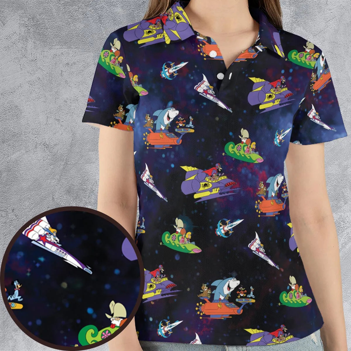 AOP Men/Women Polo Shirt - D5CCFJP8
