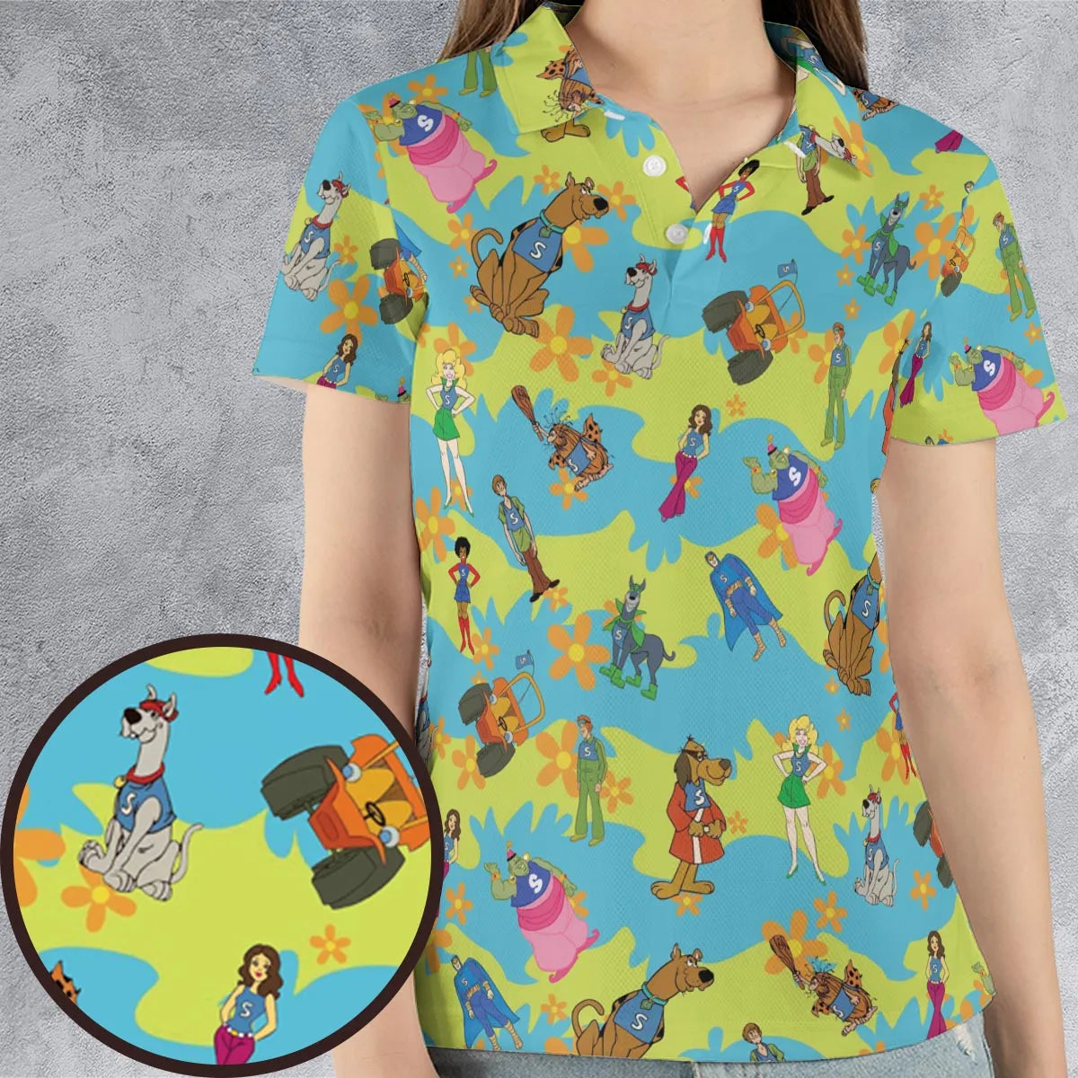 AOP Men/Women Polo Shirt - TZ7PHW9L