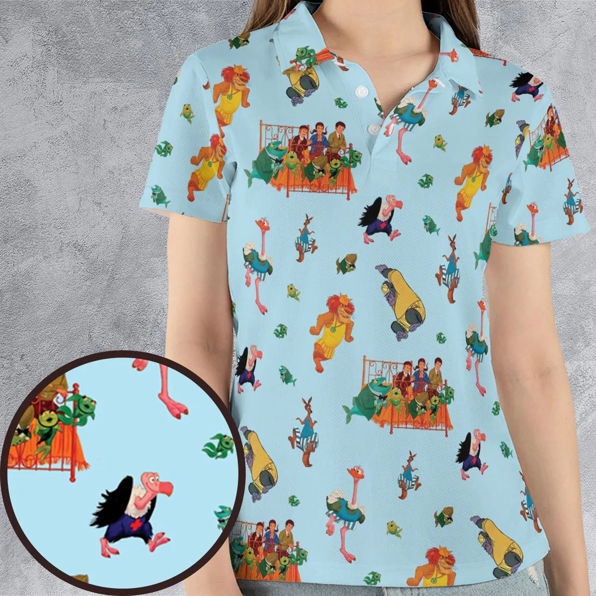 AOP Men/Women Polo Shirt - 73GKBBUU