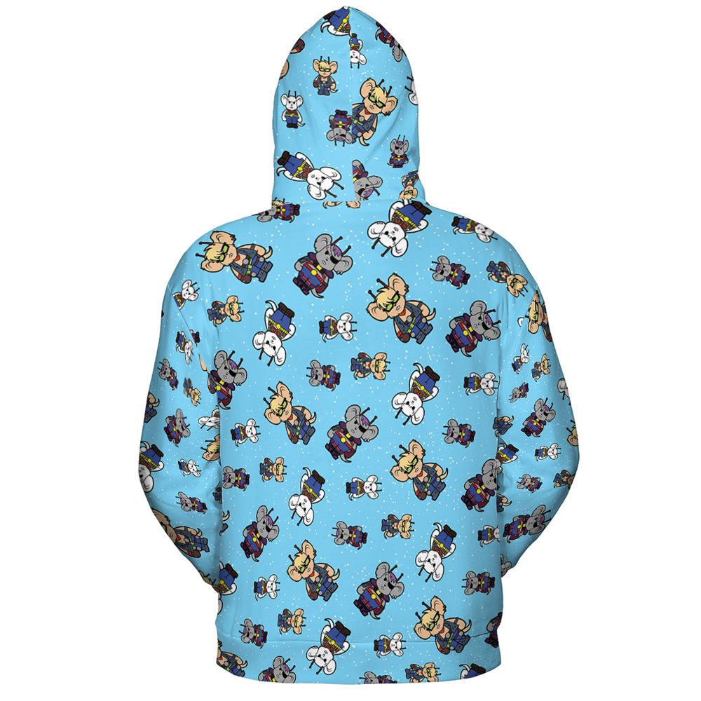 All-over Print Hoodie - 9GRSGR54 -  - 4