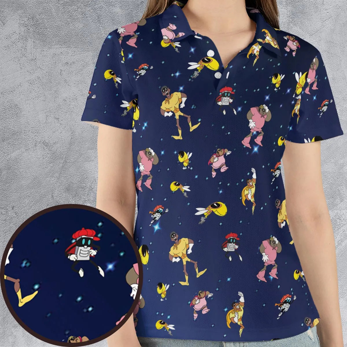 AOP Men/Women Polo Shirt - JYY3BEHV